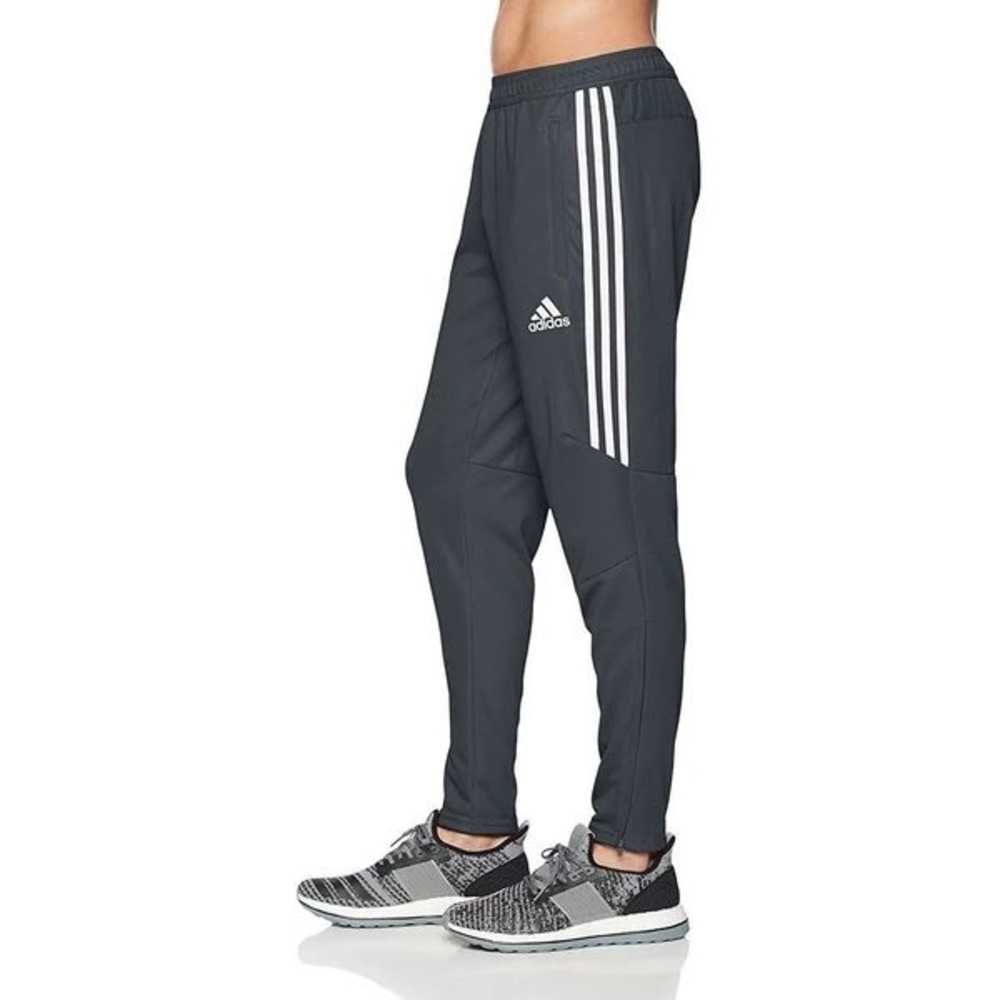 Adidas Tiro 17 Mens Dark Gray Slim Fit Tapered Soccer Track Pants Small BK0349